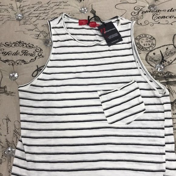 N:philanthropy Noir Stripe Tank - Picture 5 of 8